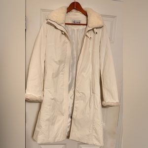 Dino Gaspari White parka
